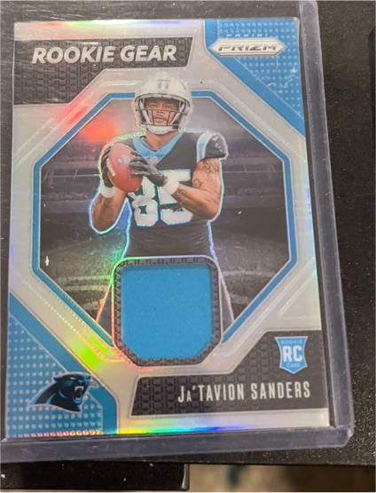 2024 Panini Prizm Rookie Gear #RG-JSS Ja'Tavion Sanders — front