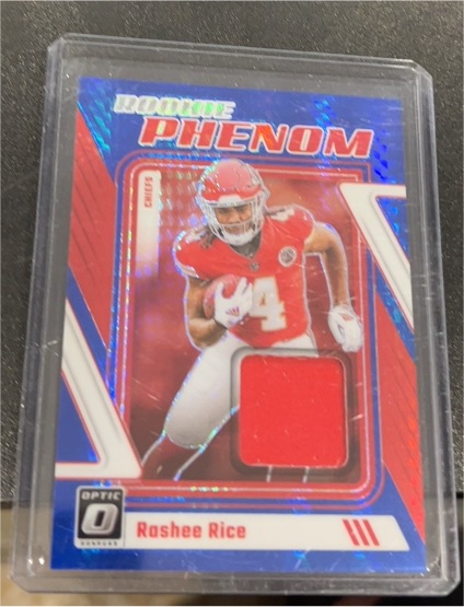 2023 Panini Donruss Optic #RP-RR Rashee Rice Rookie Phenom Patch — front