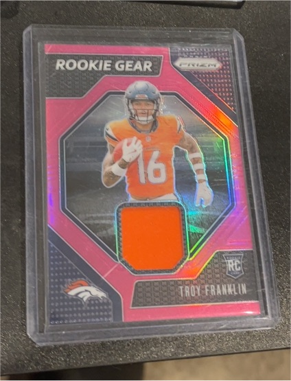 2024 Panini Prizm Rookie Gear #RG-TFN Troy Franklin — front