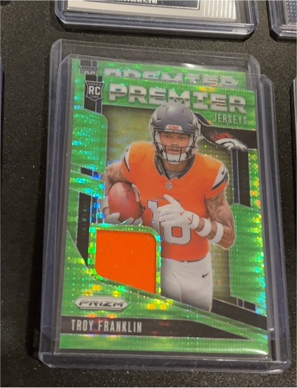 2024 Panini Prizm Premier Jerseys #PJ-TFN Troy Franklin — front