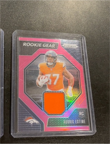 2024 Panini Prizm #RG-AEE Audric Estime Rookie Gear — front