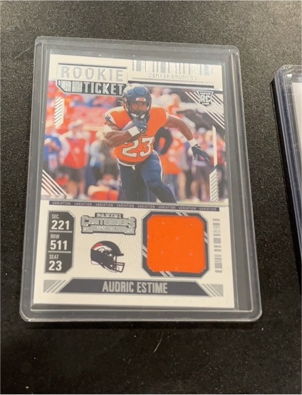 2024 Panini Contenders Rookie Ticket #RTS-AEE Audric Estime — front
