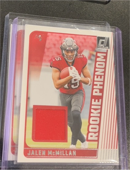 2024 Donruss Rookie Phenom Jerseys #RPJ-JMC Jalen McMillan — front