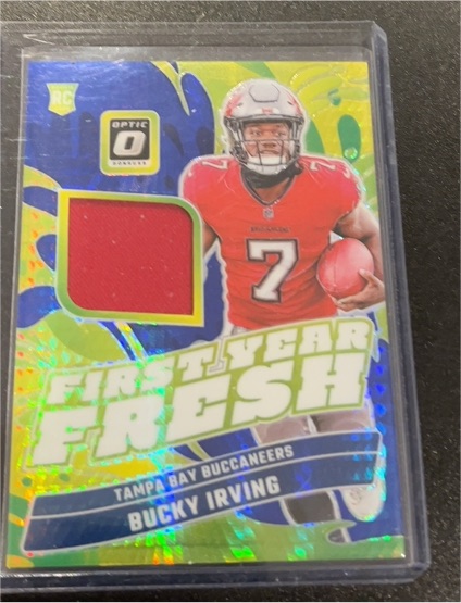 2024 Panini Donruss Optic First Year Fresh #FYF-BIG Bucky Irving — front