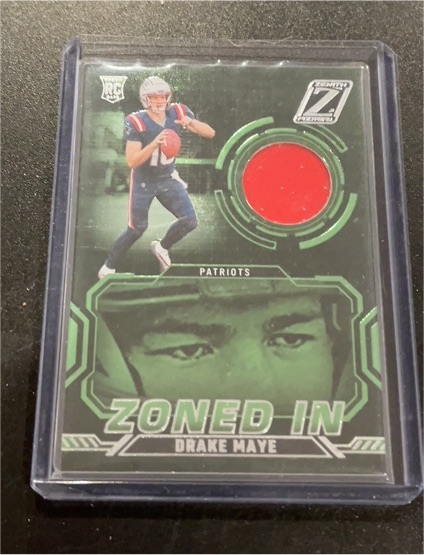 2024 Panini Zenith Zoned In #ZI-DME Drake Maye — front