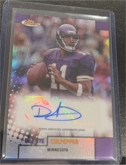 2024 Topps Finest Flashback Autographs #FBA-DC Daunte Culpepper — front