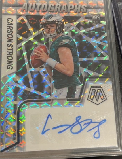 2022 Panini Mosaic #RAM-CS Carson Strong — front