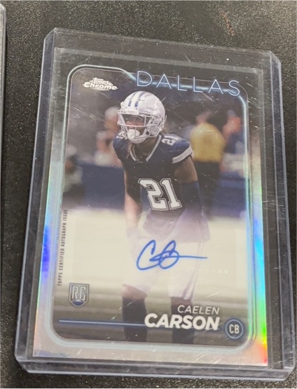 2024 Topps Chrome #RA-CC Caelen Carson — front