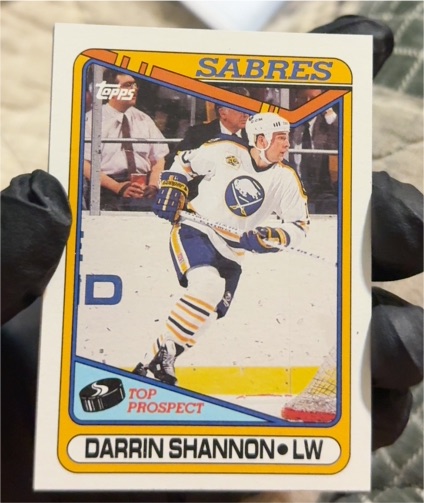 1990-91 Topps #310 Darrin Shannon — front