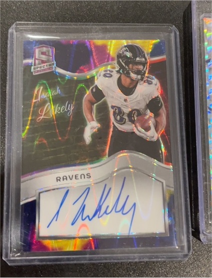 2024 Panini Spectra Colorgraphs #CG-ILY Isaiah Likely — front