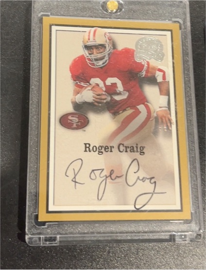 2000 Fleer Greats of the Game # Roger Craig — front