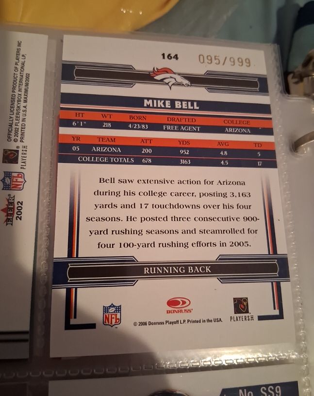 2006 Donruss #164 Mike Bell — front