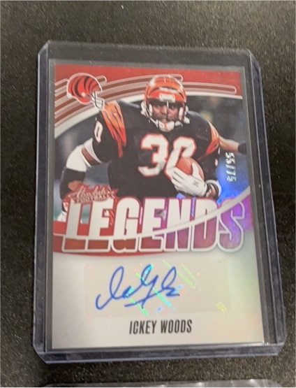 2025 Panini Absolute Legends Signatures #ALS-IWO Ickey Woods — front