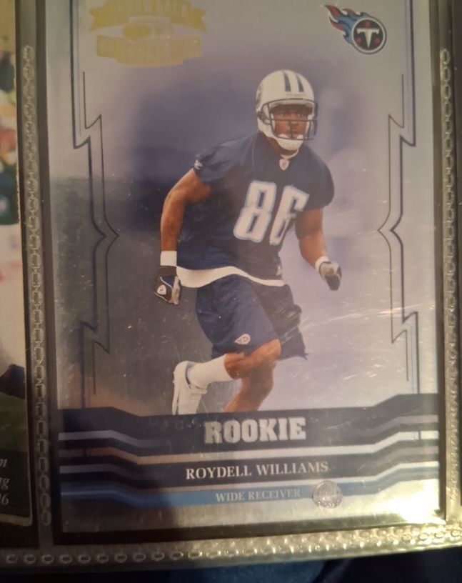 2005 Donruss Throwback Threads Rookie Roydell Williams — front