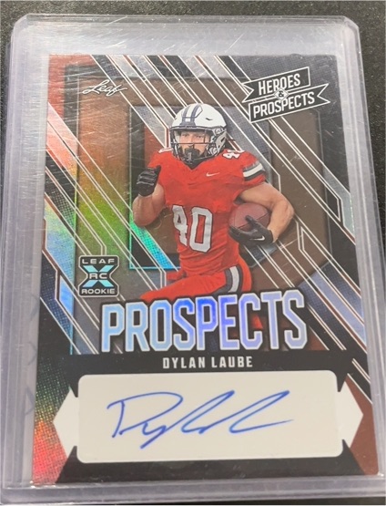 2024 Leaf Heroes & Prospects #AP-DL1 Dylan Laube — front