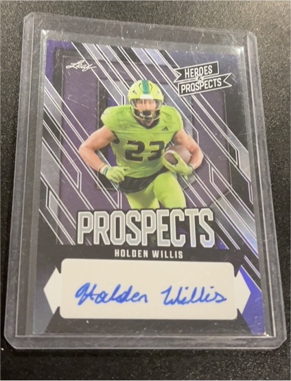 2024 Leaf Heroes & Prospects #AP-HW2 Holden Willis — front