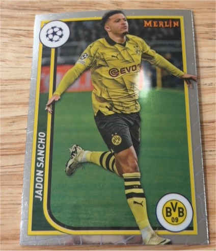 2023-24 Topps Merlin #143 Jadon Sancho Borussia Dortmund — front