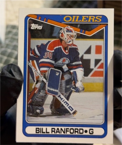 1990-91 Topps #226 Bill Ranford — front