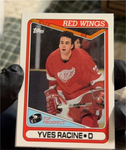 1990-91 Topps #361 Yves Racine — front