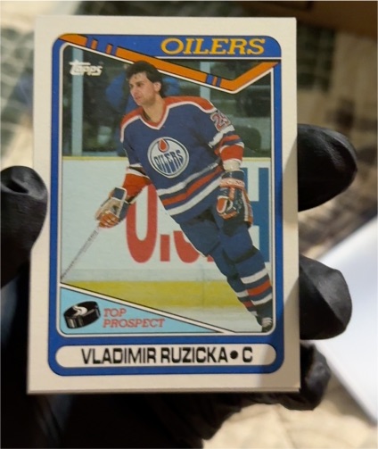 1990-91 Topps #393 Vladimir Ruzicka — front