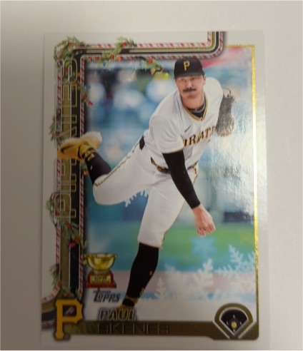 2025 Topps Holiday #H70 Paul Skenes — front