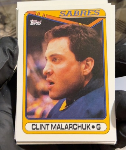1990-91 Topps #371 Clint Malarchuk — front