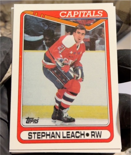 1990-91 Topps #235 Stephan Leach — front