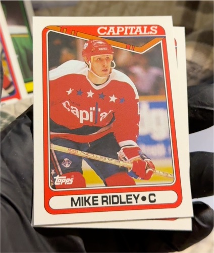 1990-91 Topps #327 Mike Ridley — front