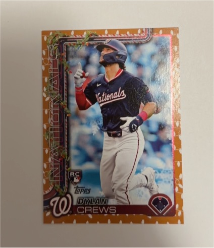 2025 Topps Holiday #H46 Dylan Crews — front