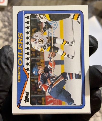 1990-91 Topps #251 Edmonton Oilers Adam Graves — front