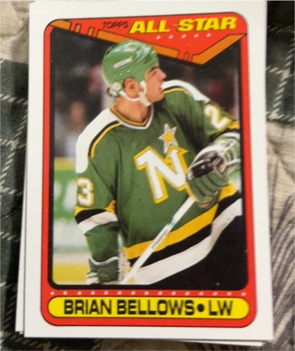 1990-91 Topps #200 Brian Bellows — front