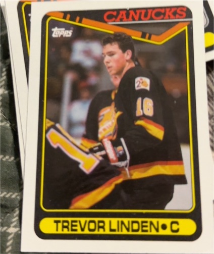1990 Topps #225 Trevor Linden — front