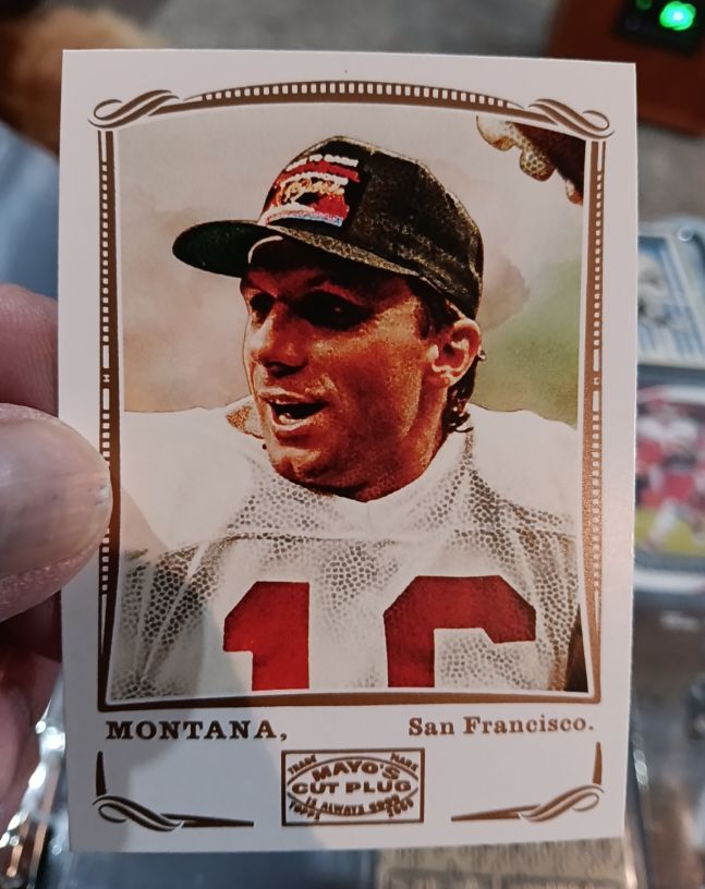 2009 Topps Mayo #125 Joe Montana — front