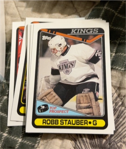 1990 Topps #181 Robb Stauber — front