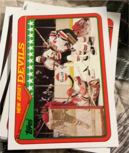 1990-91 Topps #284 New Jersey Devils Chris Terreri — front