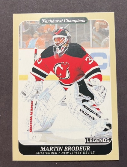 2023-24 Parkhurst Champions Legends Martin Brodeur — front