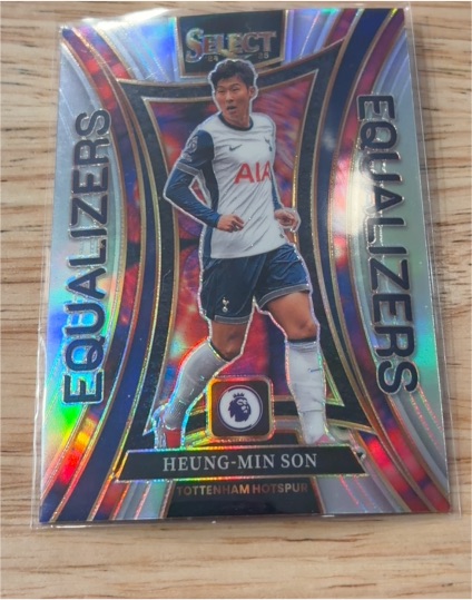 2024-25 Panini Select Premier League #3 Heung-Min Son Equalizers Silver Prizm — front