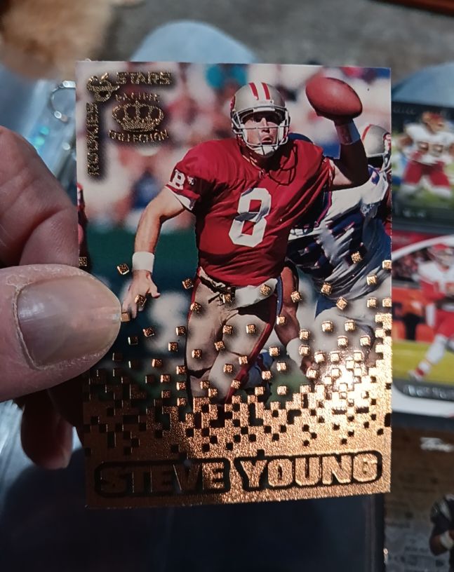 1995 Pacific Triple Folders Rookies & Stars #RS-30 Steve Young — front
