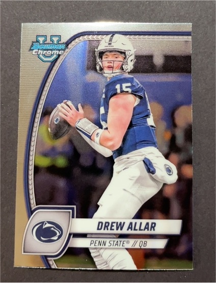 2024 Bowman University Chrome #4 Drew Allar — front