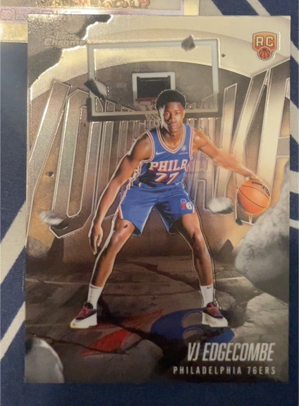 2025-26 Topps Chrome #YQ-3 VJ Edgecombe Youthquake Rookie — front