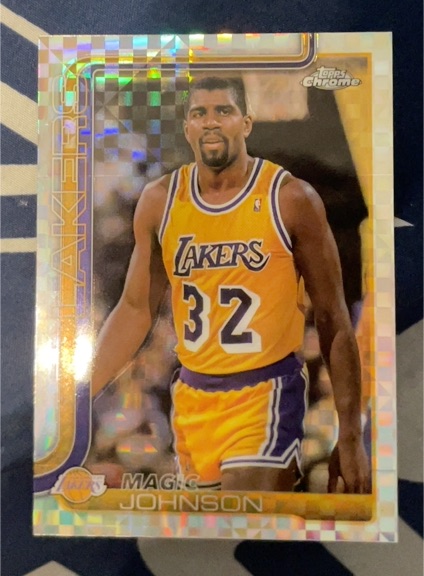 2025-26 Topps Chrome #244 Magic Johnson — front
