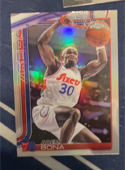 2025-26 Topps Chrome #183 Adem Bona — front