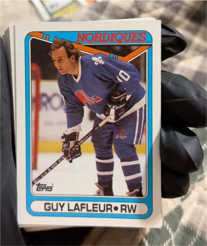 1990 Topps #142 Guy Lafleur — front