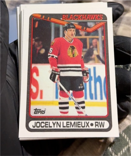 1990-91 Topps #237 Jocelyn Lemieux — front