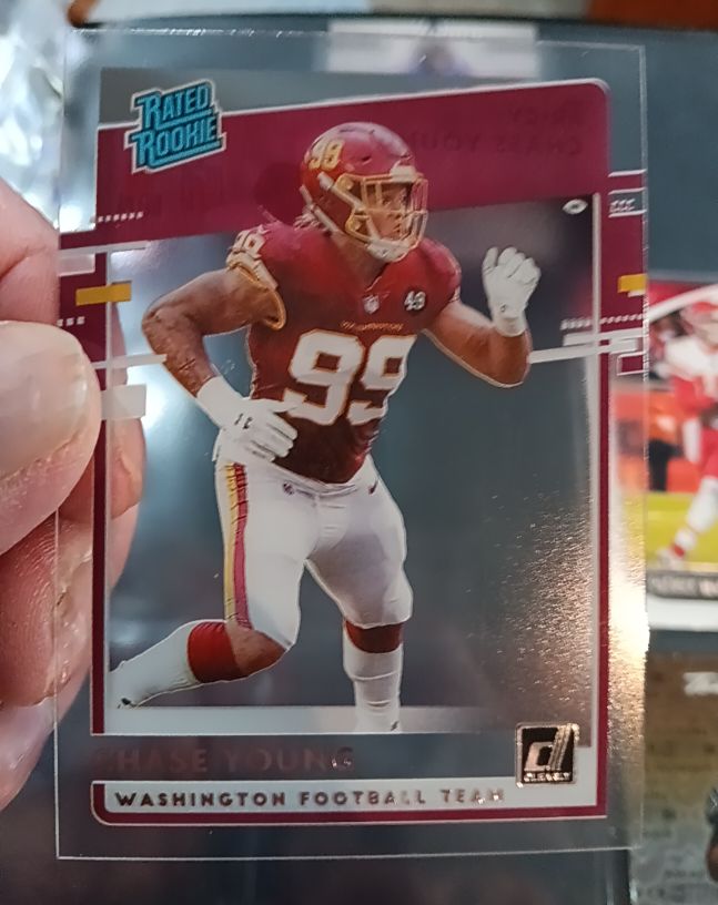 2020 Panini Chronicles Donruss Clearly #RR-CY Chase Young — front