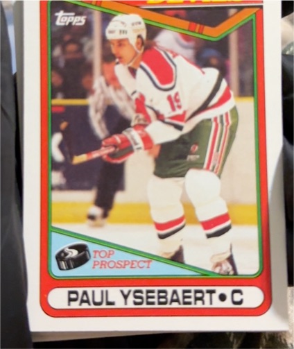 1990-91 Topps #49 Paul Ysebaert — front