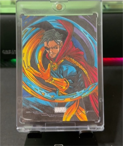 1992 Morbius SkyBox Marvel Masterpieces Comic Card #60 — front