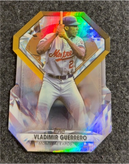 2022 Topps Series 1 Diamond Greats Die-Cut #DGDC-14 Vladimir Guerrero — front