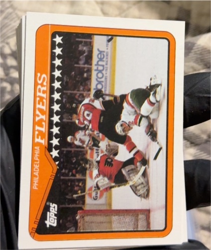 1990-91 Topps #80 Philadelphia Flyers — front