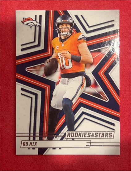 2025 Panini Rookies & Stars #4 Bo Nix — front